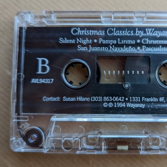 Vintage Wayanay - Christmas Classics - Cassette Tape c 1994 - Picture 7 of 7